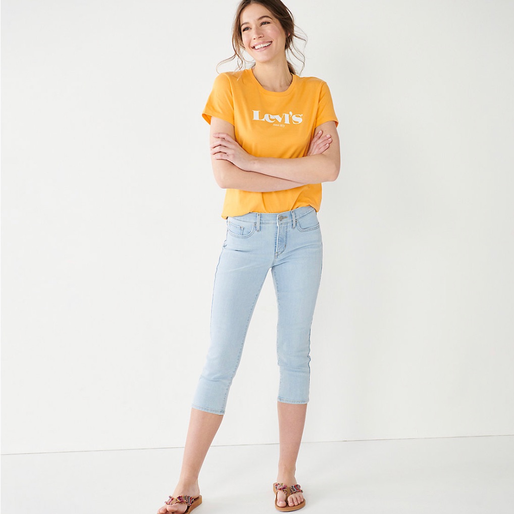 Levis 311 Shaping Capri Hypersoft Brand New With Tags